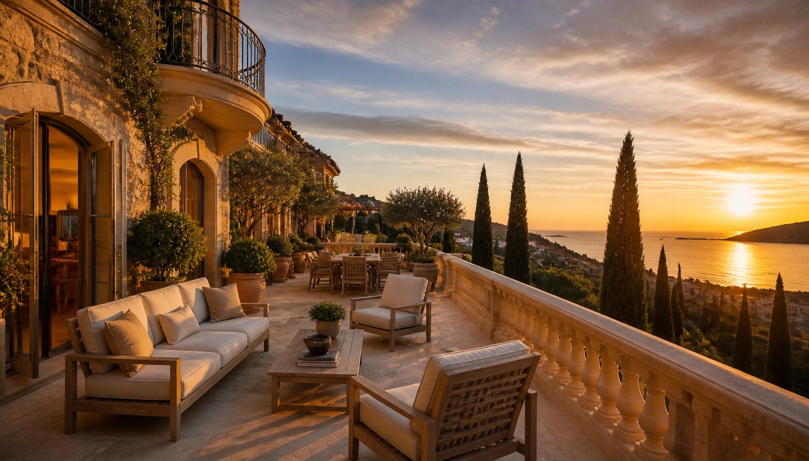 Terrace · Golden hour